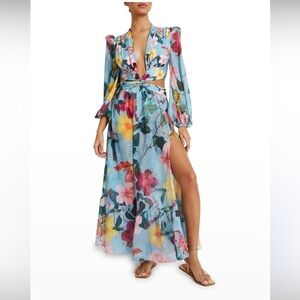 PatBo HIBISCUS CUT-OUT MAXI DRESS Large